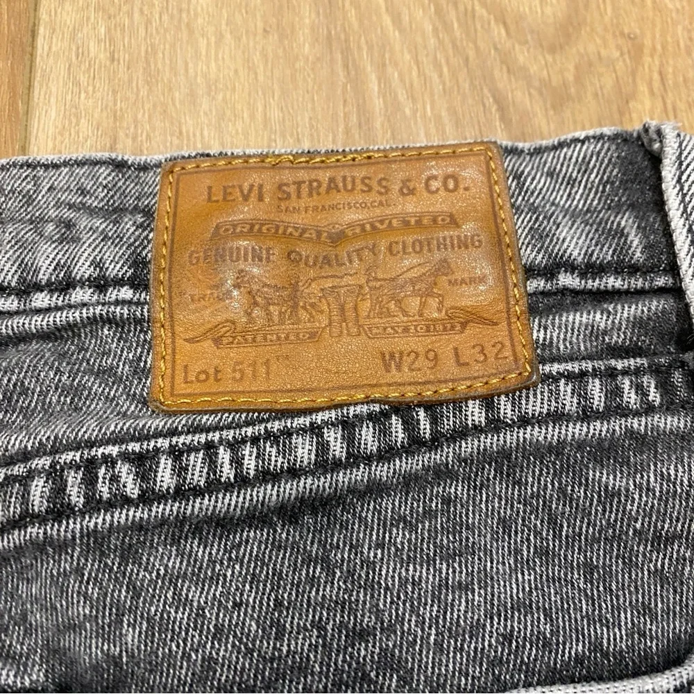 🌟LEVIS PREMIUM🌟 MENS UTILITY STRAIGHT LEG JEANS GRAY WASH SZ 29